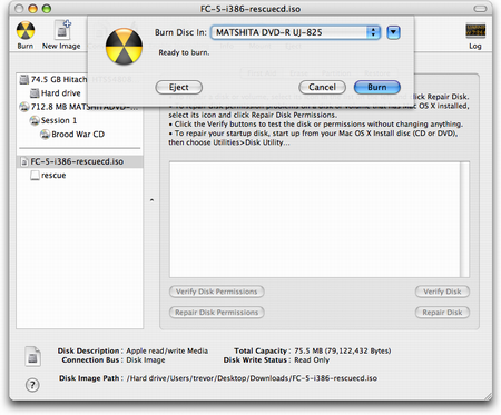 mac os x burn iso file to dvd